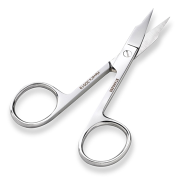 Picture of 3 1/2" HARDANGER EMBROIDERY SCISSORS - CURVED TIP