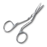 Picture of 4" DOUBLE CURVED LACE & APPLIQUE SCISSORS