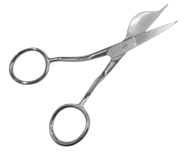 Picture of LEFT-HANDED 6" DOUBLE-POINTED DUCKBILL APPLIQUE SCISSORS